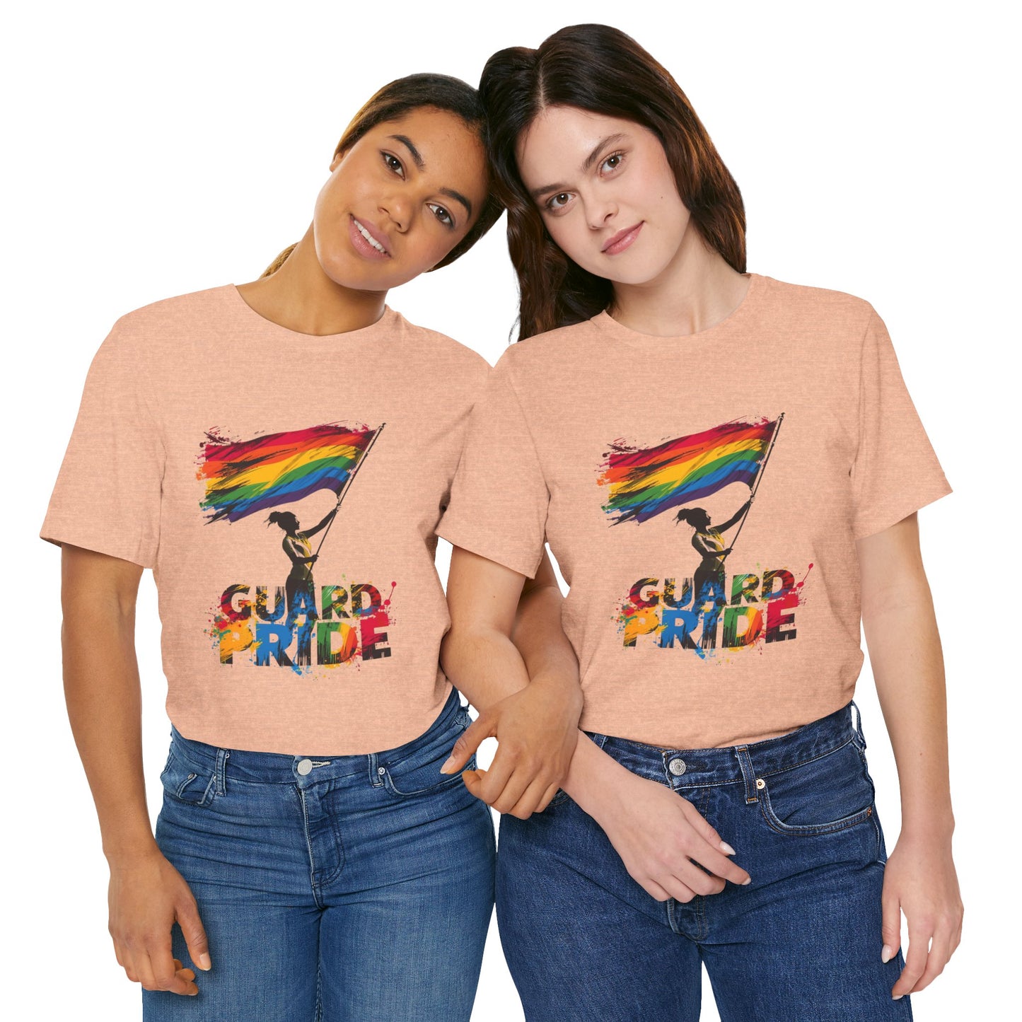 Guard Pride Tee - Color Guard Rainbow Flag Shirt