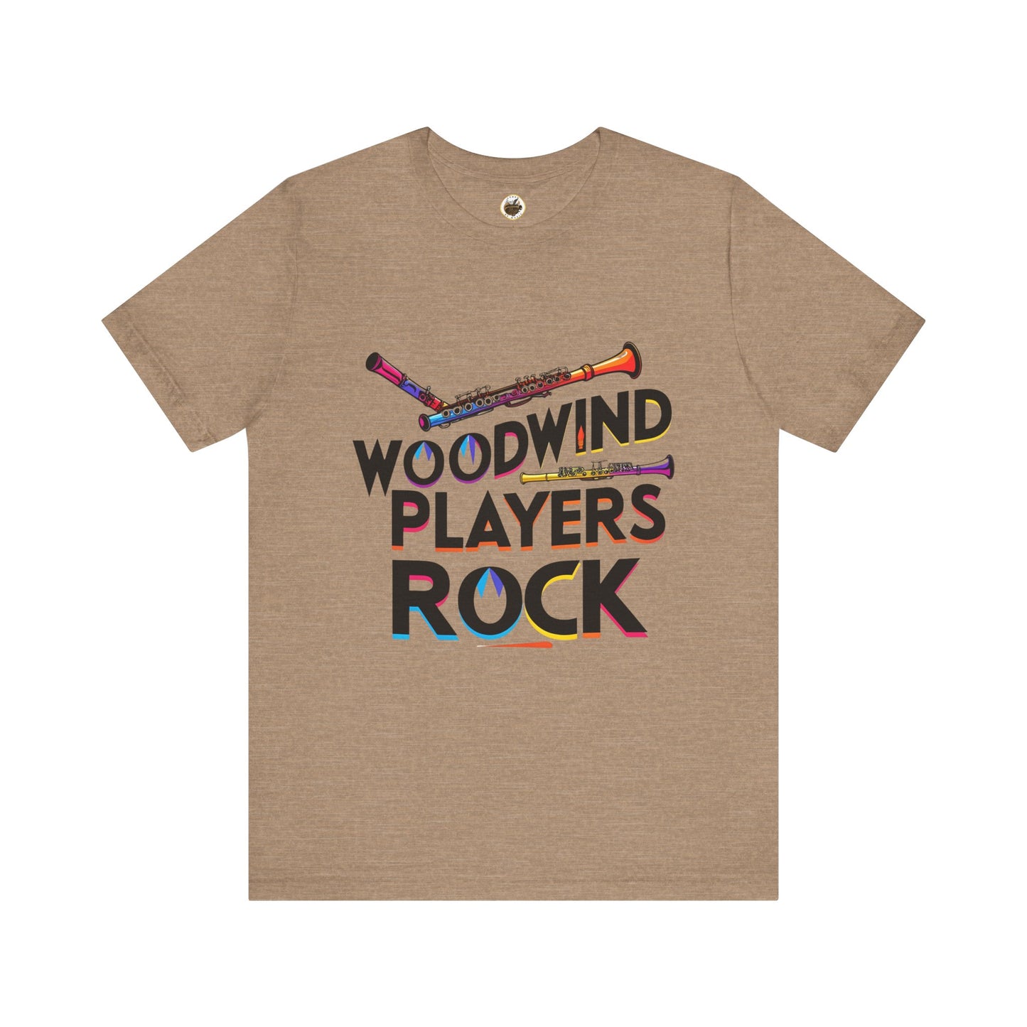 "Woodwind Players Rock" Unisex Short Sleeve T-Shirt
