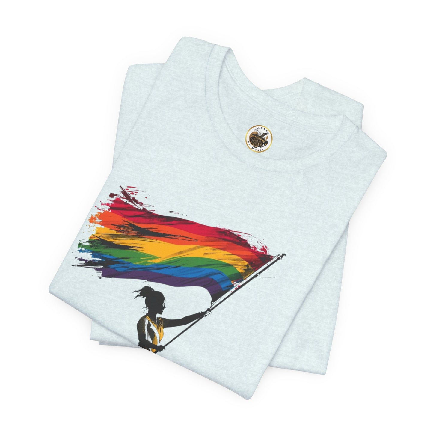Guard Pride Tee - Color Guard Rainbow Flag Shirt