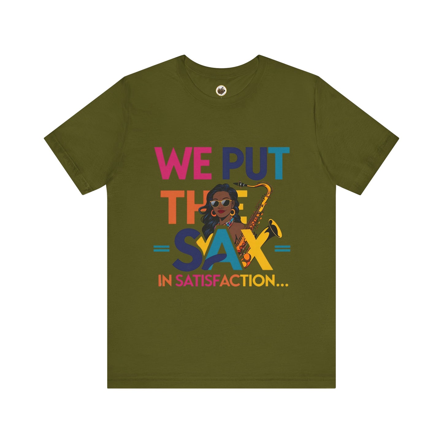 "Sax In Satisfaction" Unisex Graphic T-Shirt