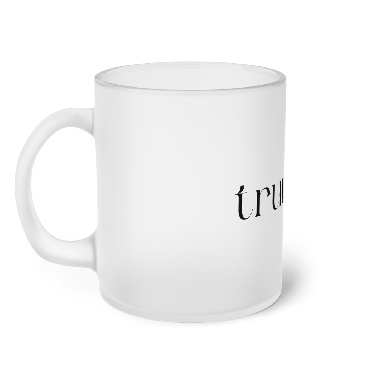 Trumpet Frosted Glass Mug