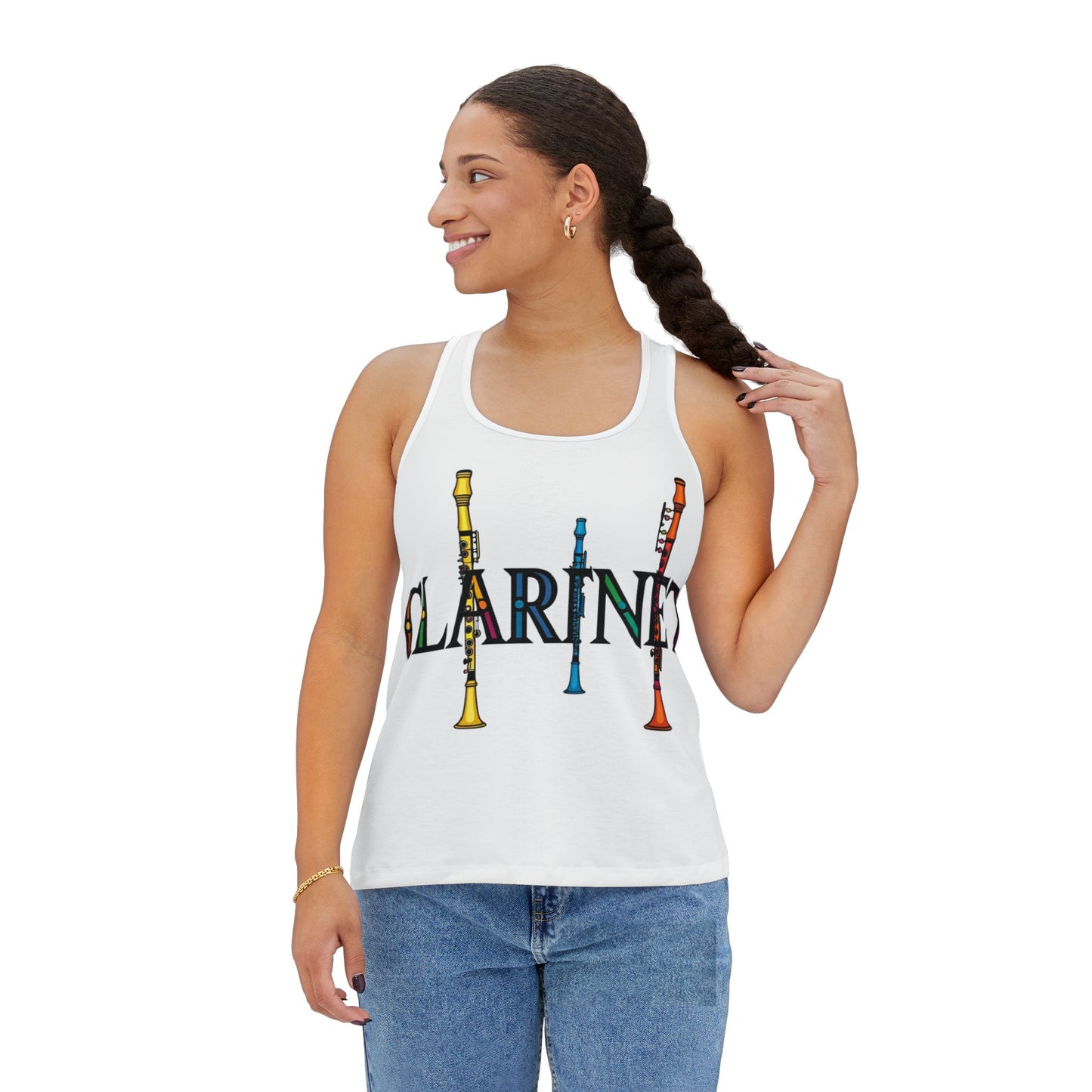 Colorful "Clarinet" Women's Tank Top