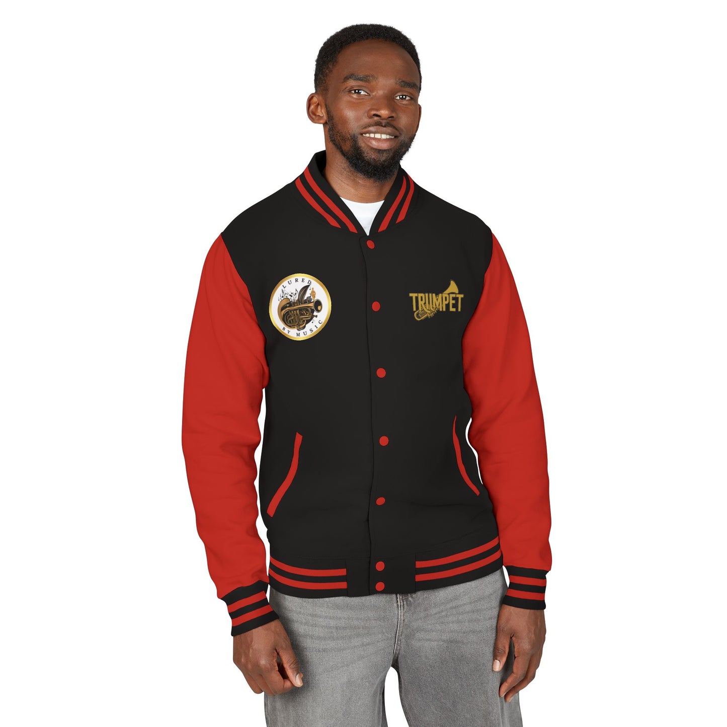 "Trumpet" Unisex Brass Band Letterman Jacket