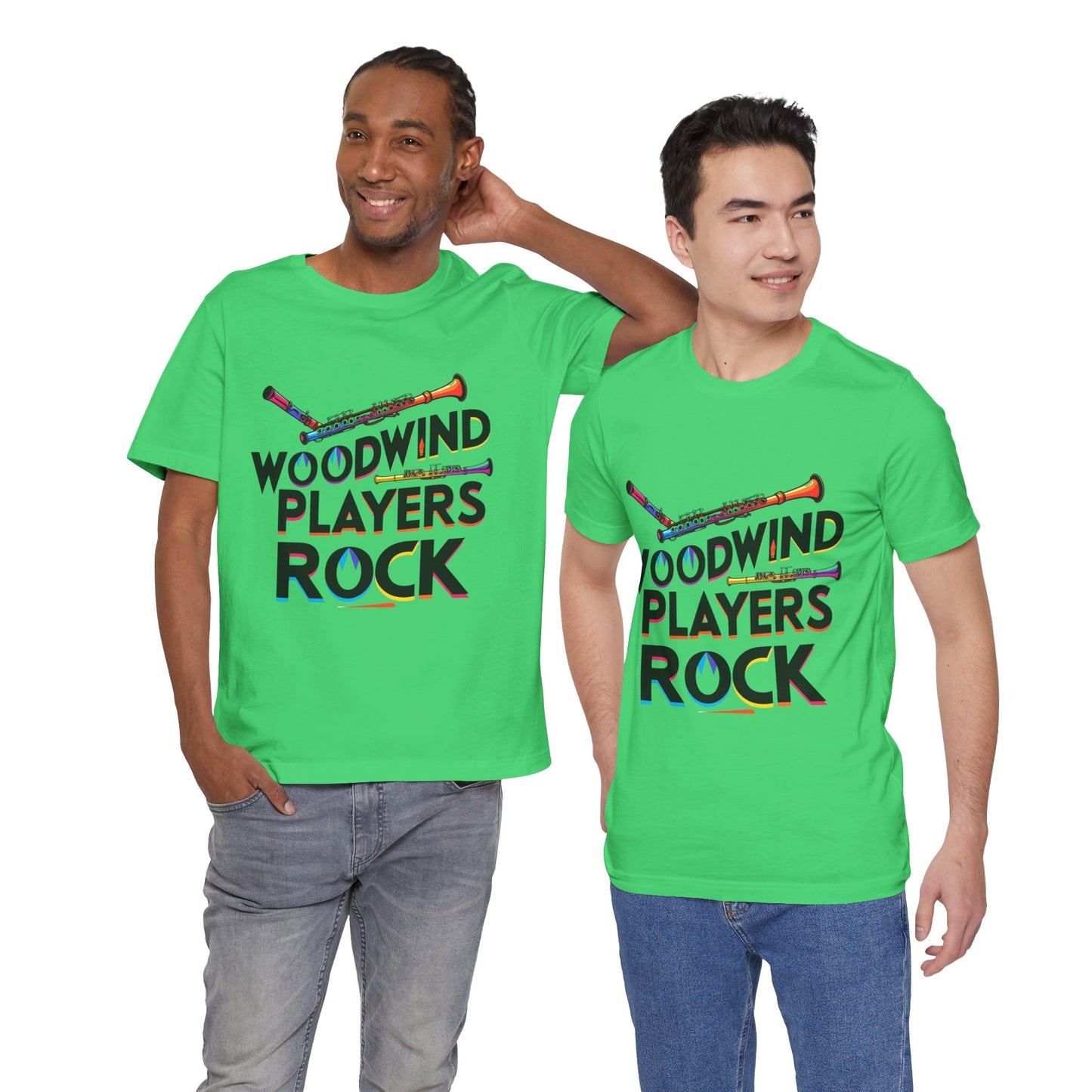 "Woodwind Players Rock" Unisex Short Sleeve T-Shirt