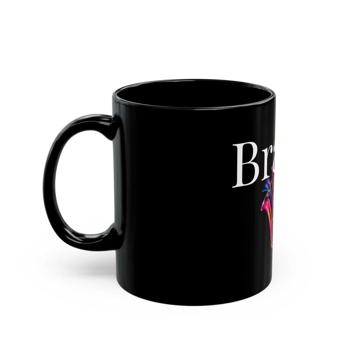 "Brassy" Black Mug (11oz, 15oz)