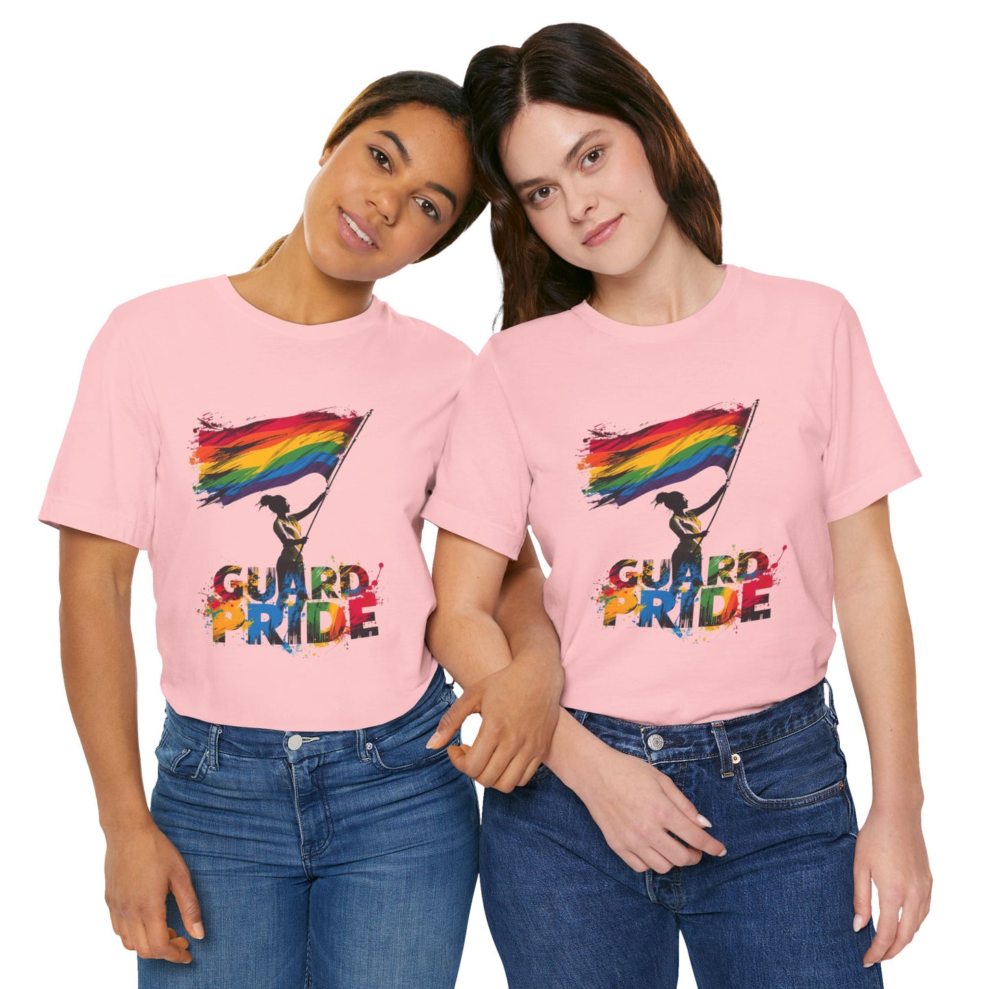 Guard Pride Tee - Color Guard Rainbow Flag Shirt
