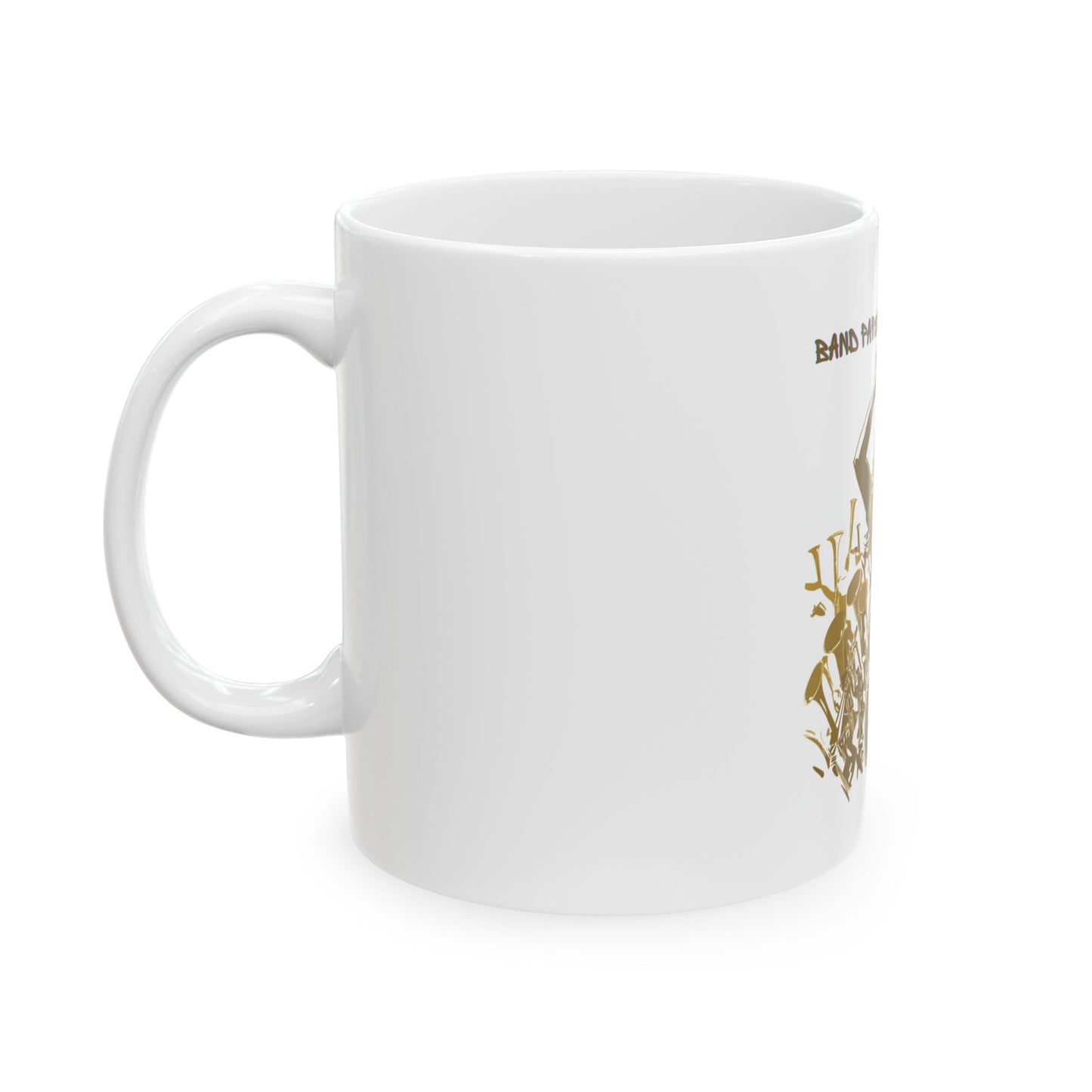 "Band Parent" Ceramic Mug, (11 oz, 15 oz)