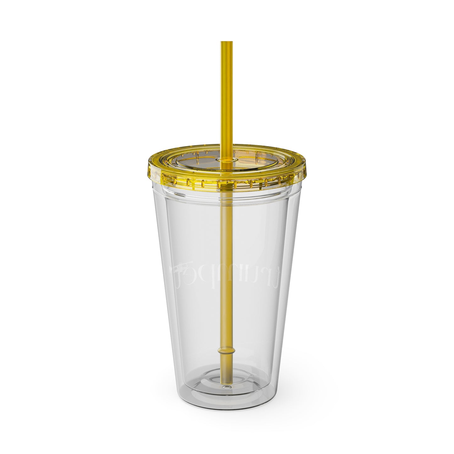 Sun-splash Tumbler with Straw, 16 oz.