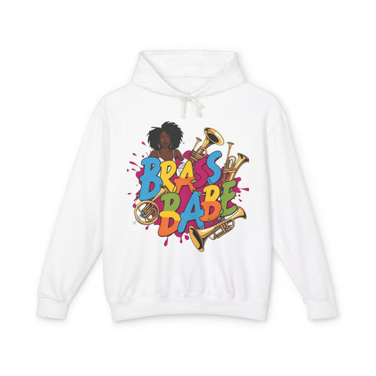 Unisex "Brass Babe" Lightweight Hooded Sweatshirt