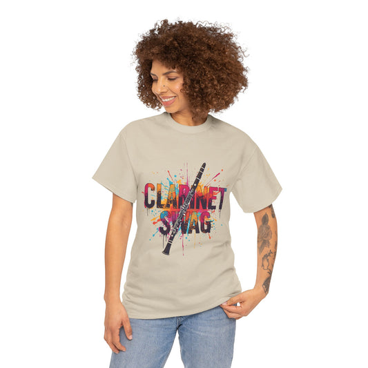 "Clarinet Swag" Colorful Unisex Casual  T-Shirt