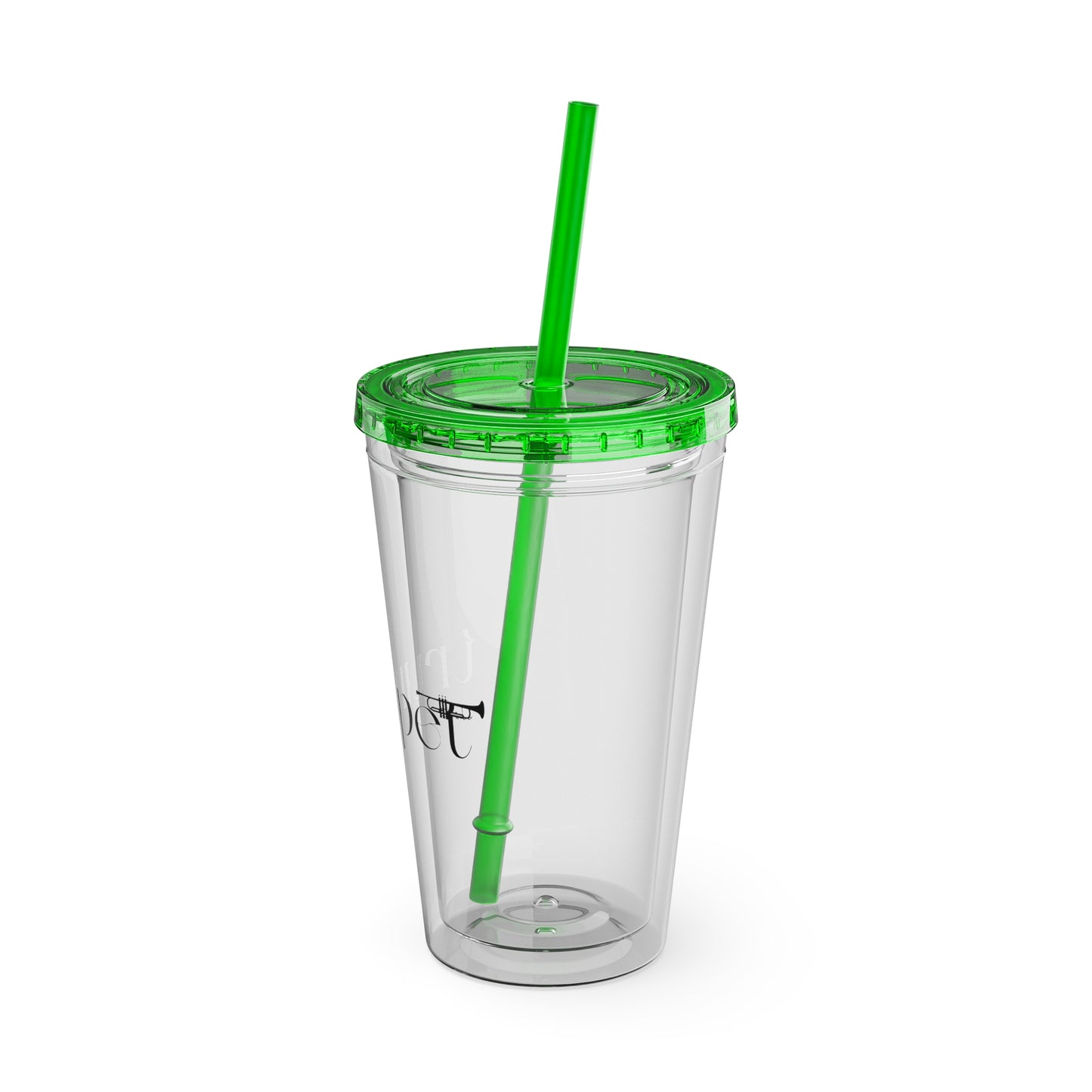 Sun-splash Tumbler with Straw, 16 oz.