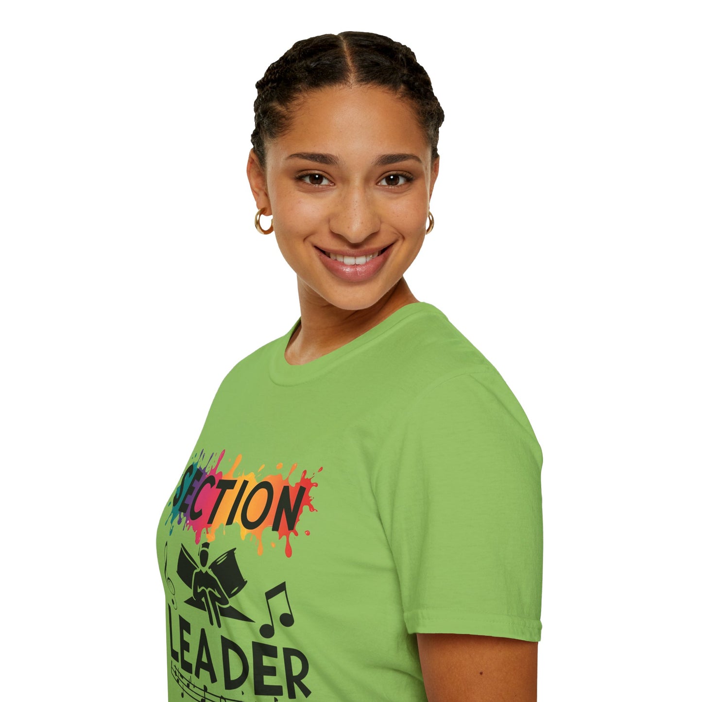 Splash Paint "Section Leader" Unisex Soft-style T-Shirt