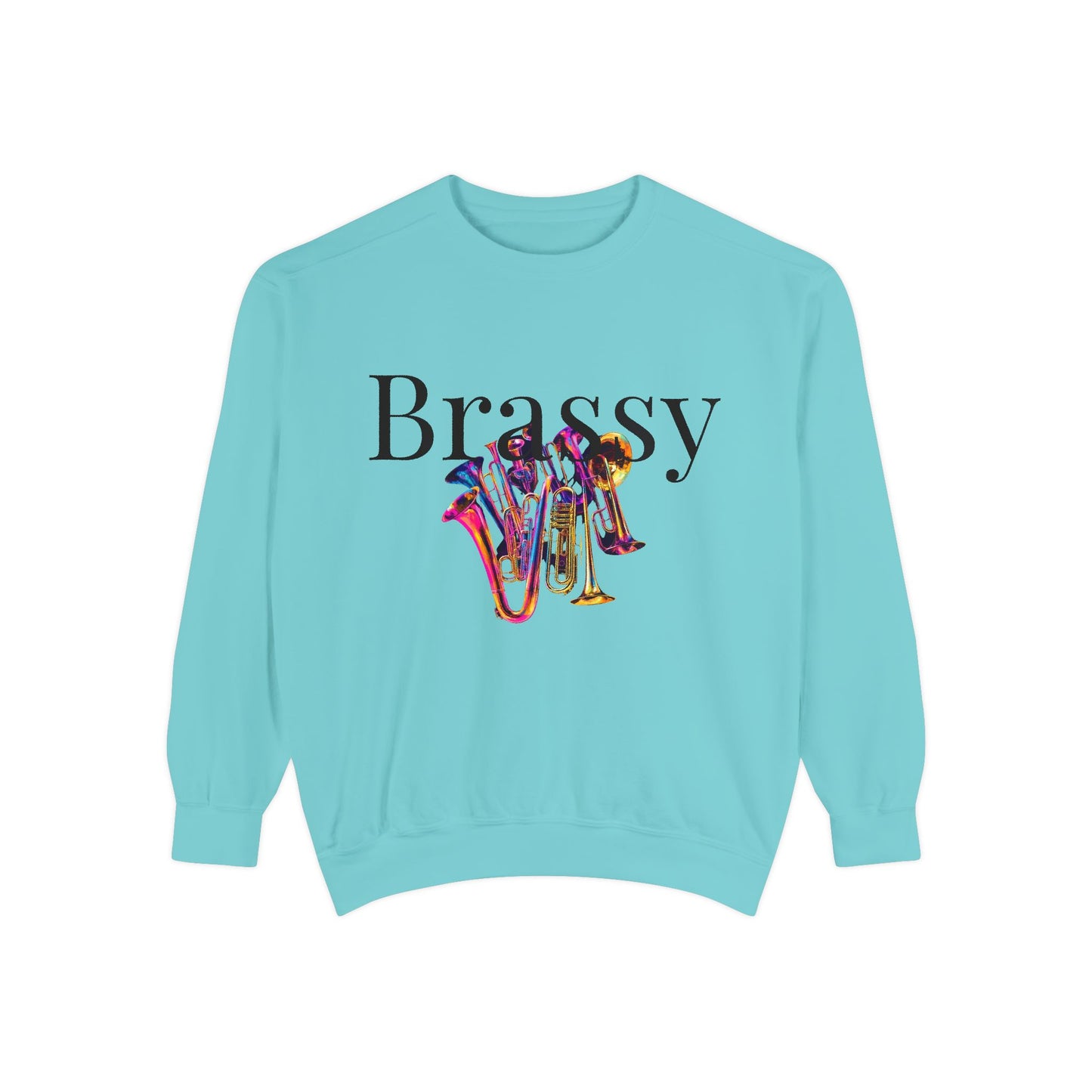 " Brassy Bunch" Unisex Garment-Dyed Sweatshirt