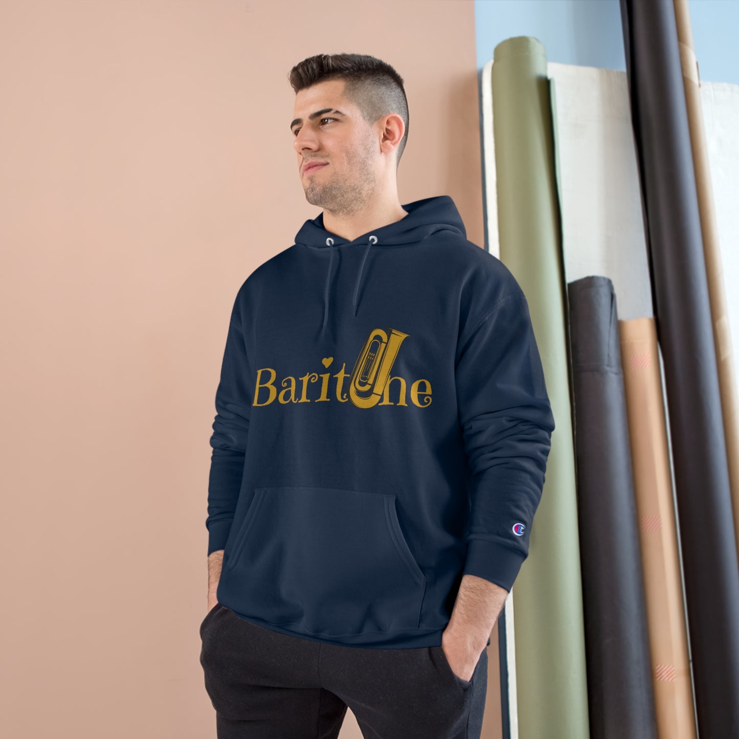 "Baritone" Champion Hoodie