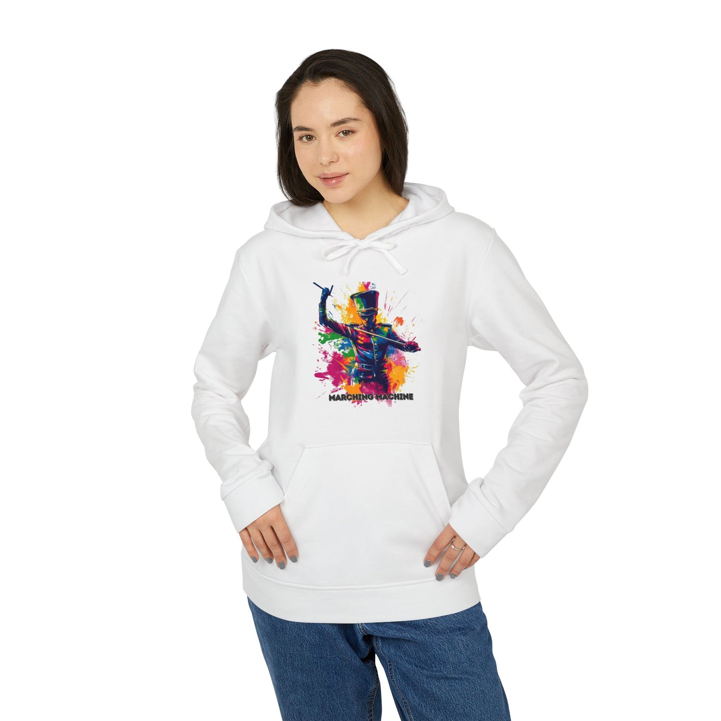 "Marching Machine" Adidas Unisex Fleece Hoodie