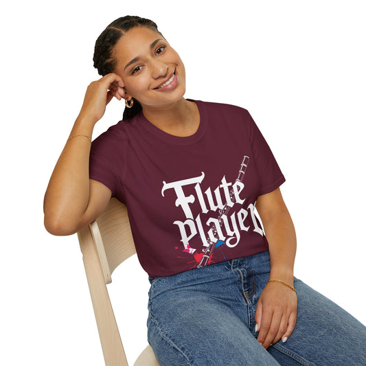 "Flute Player" Unisex T-Shirt