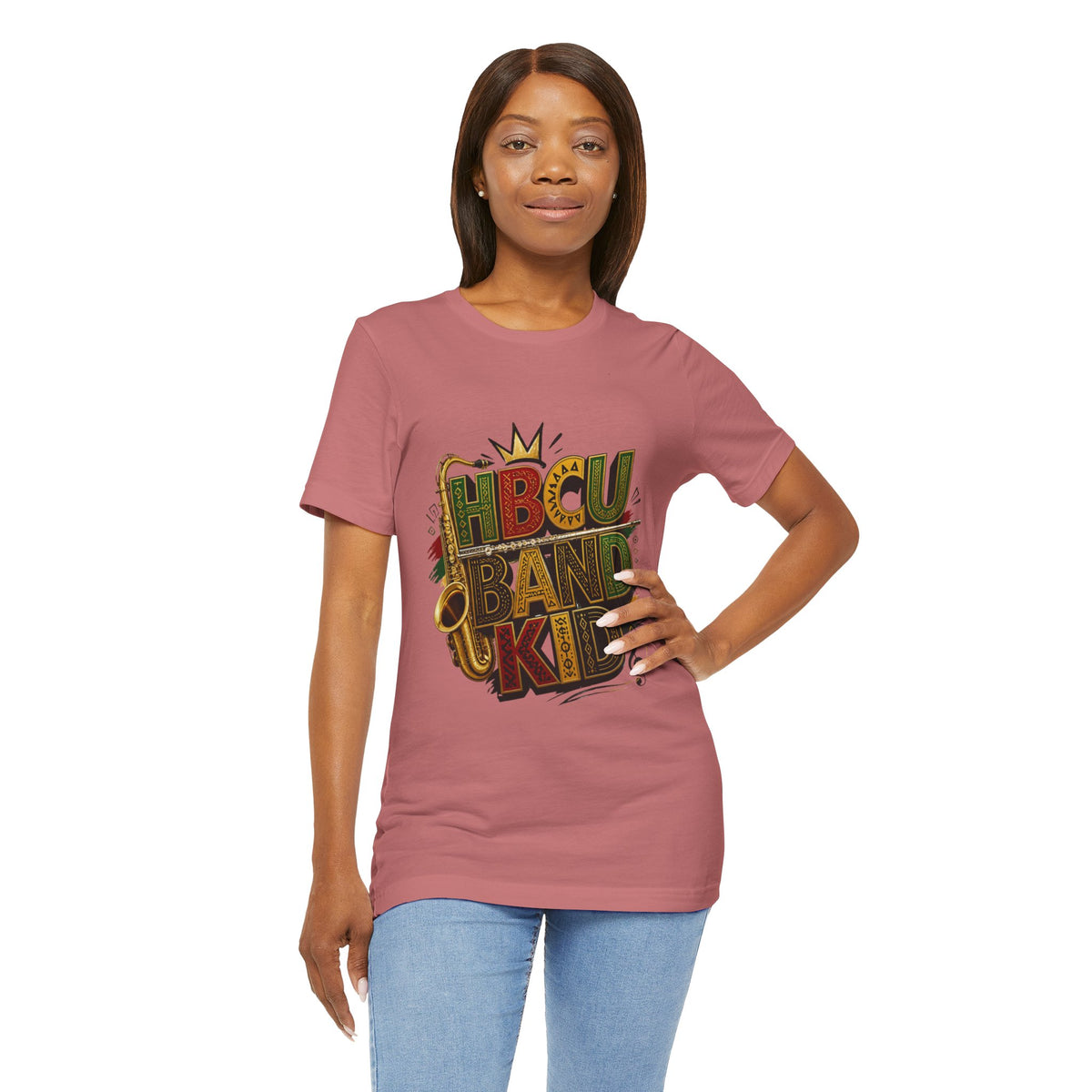 "HBCU" Band Kid Graphic T-Shirt