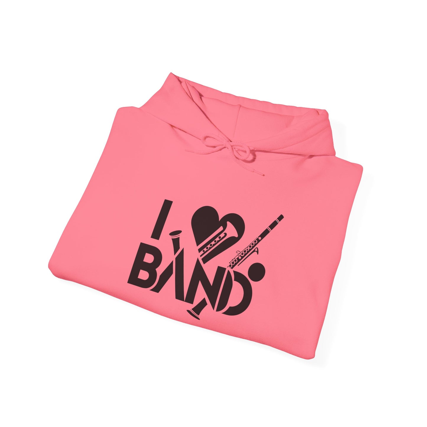 "I Love Band" Unisex Heavy-Blend Hoodie