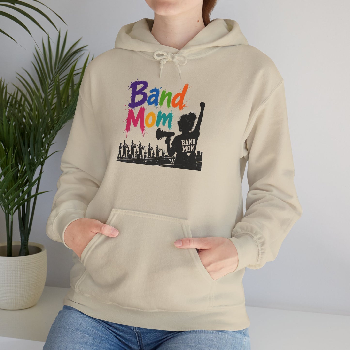 Colorful Band Mom Hoodie