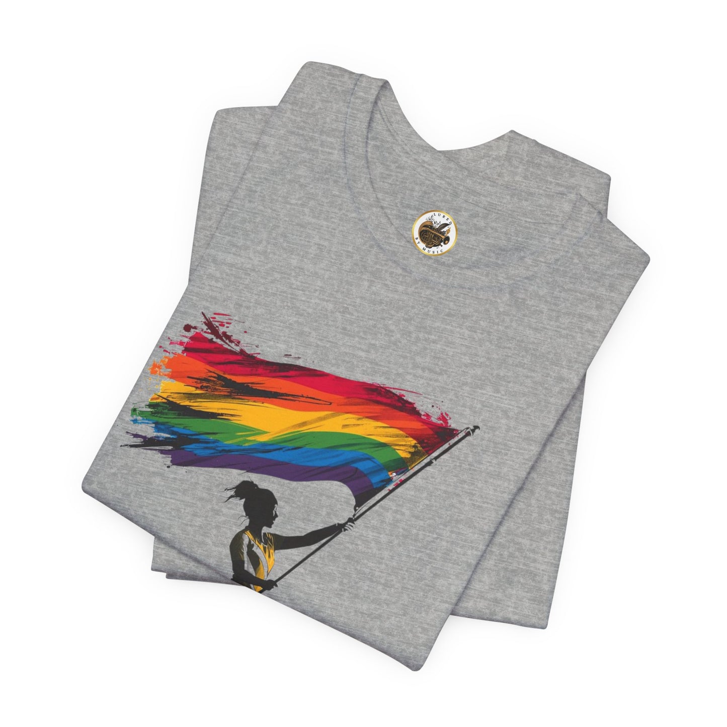 Guard Pride Tee - Color Guard Rainbow Flag Shirt