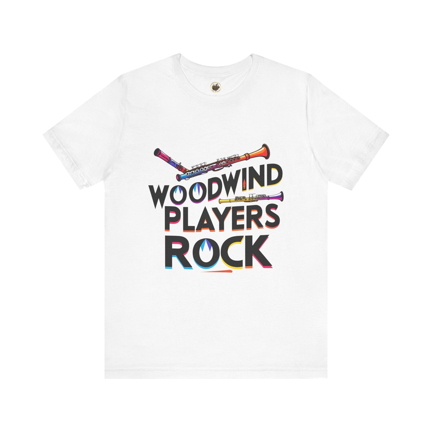 "Woodwind Players Rock" Unisex Short Sleeve T-Shirt
