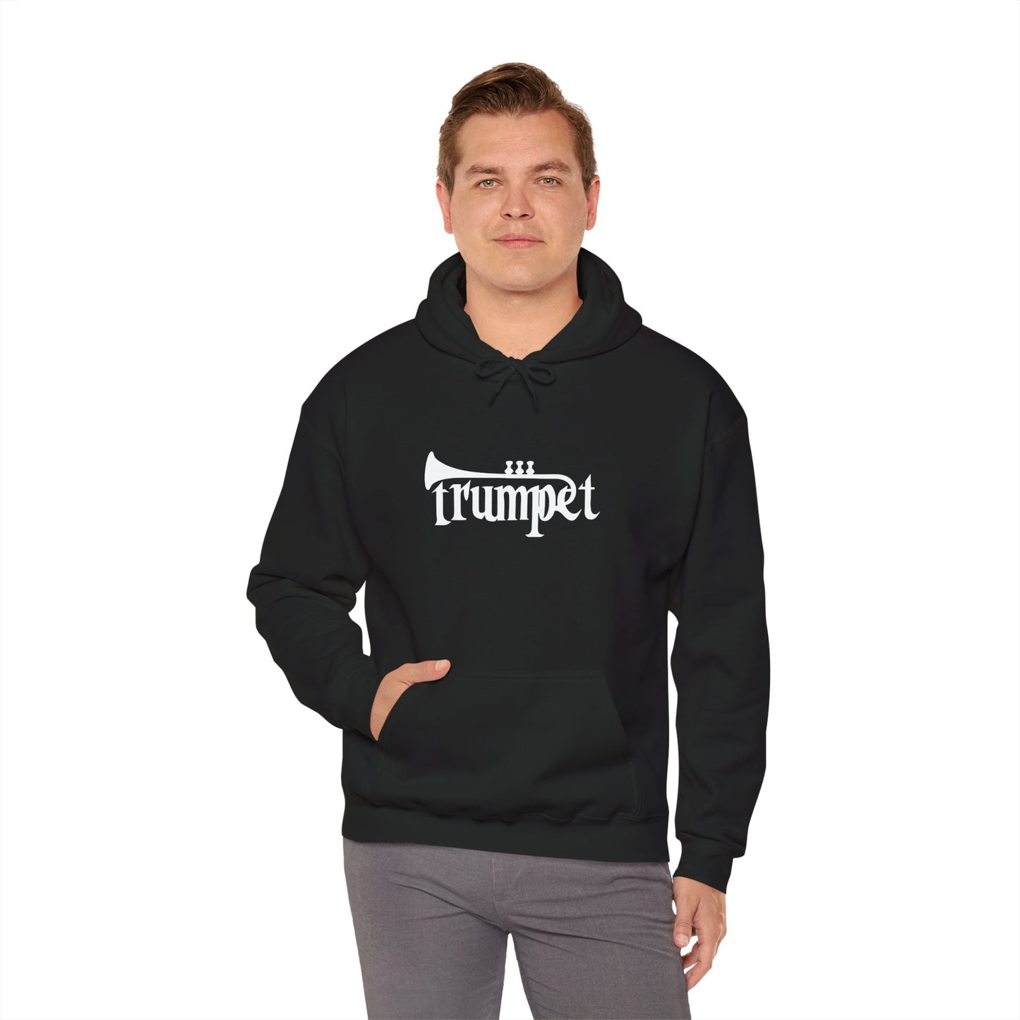 Musical Trumpet Hoodie - Unisex Heavy Blend Sweatshirt