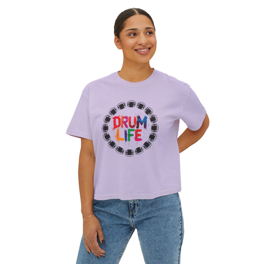 "Drum Life" Women's Boxy Tee