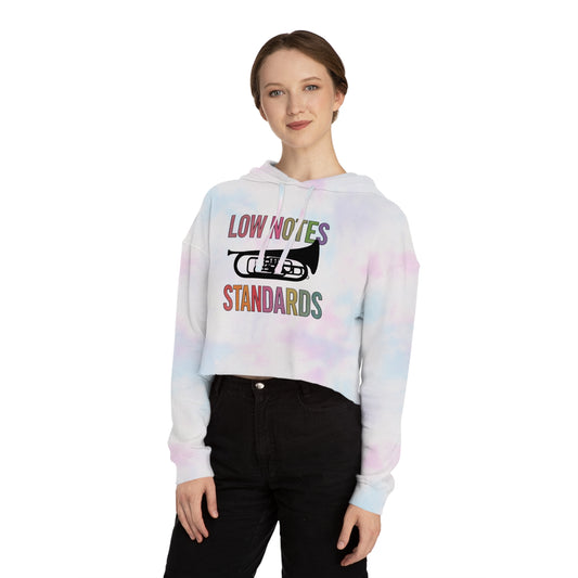 "Tuba/Baritone Lover" Stylish Cropped Hoodie