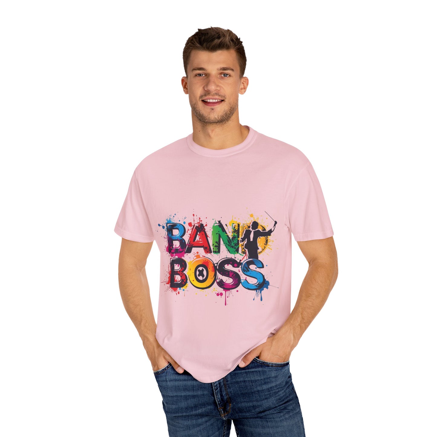 "Band Boss" Unisex  Garment Dyed T-Shirt