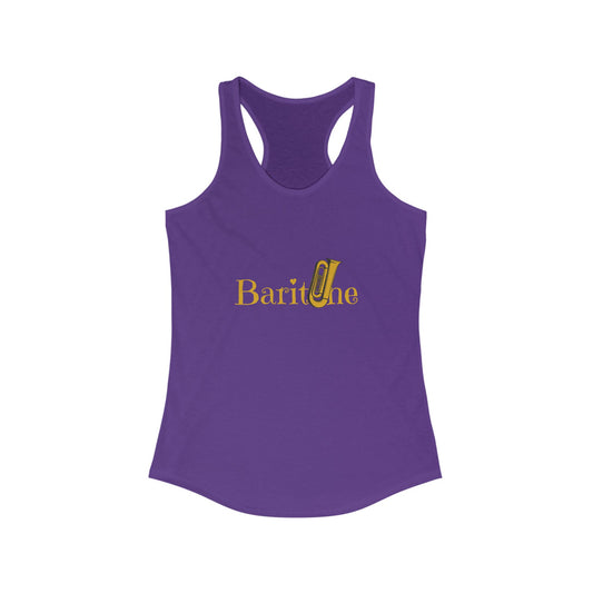 "Baritone" Women's Ideal Racerback Tank
