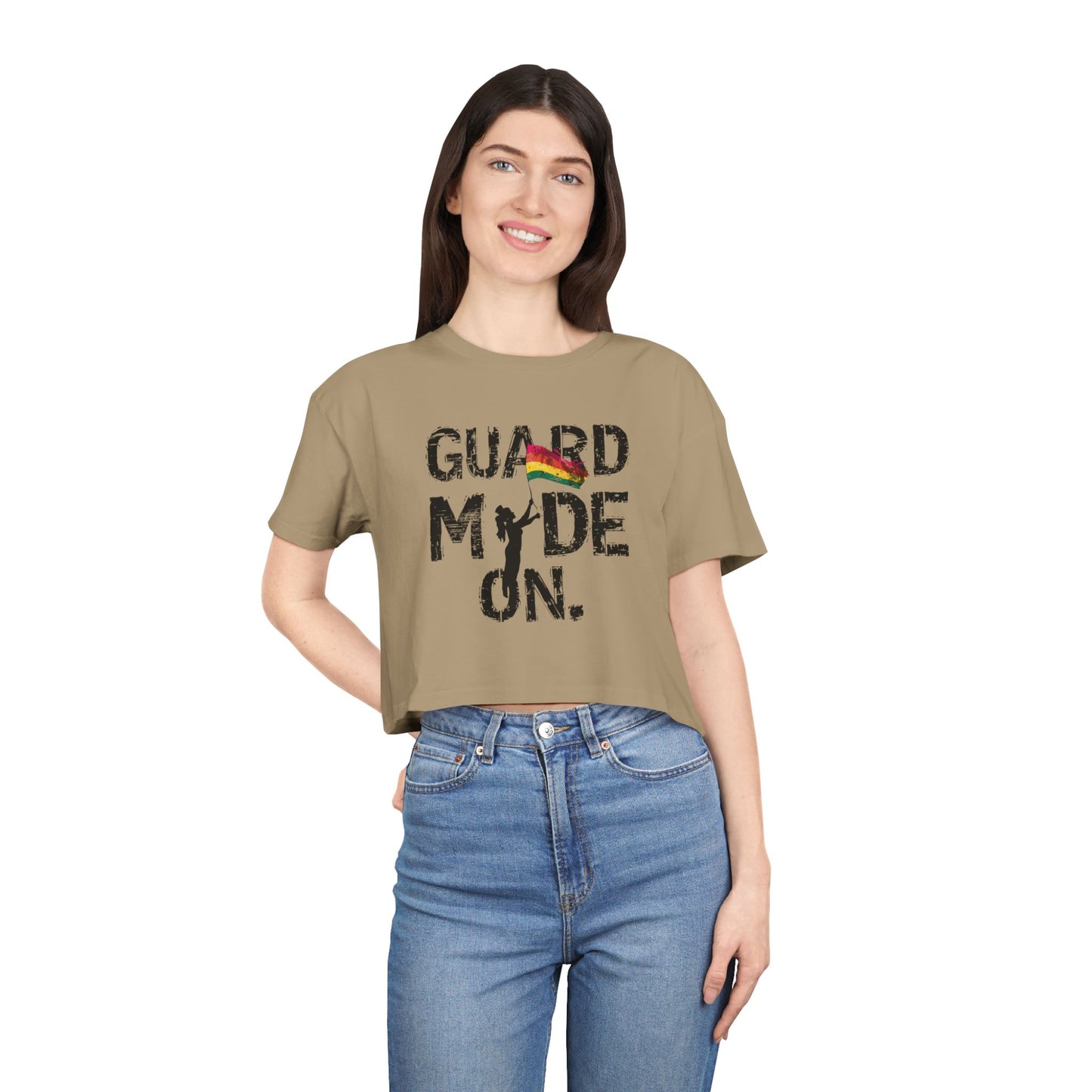 Women's "Guard Mode" Crop Tee