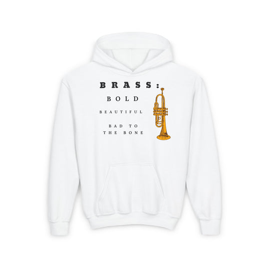 "Brass Bold" Heavy Blend Hooded Sweatshirt