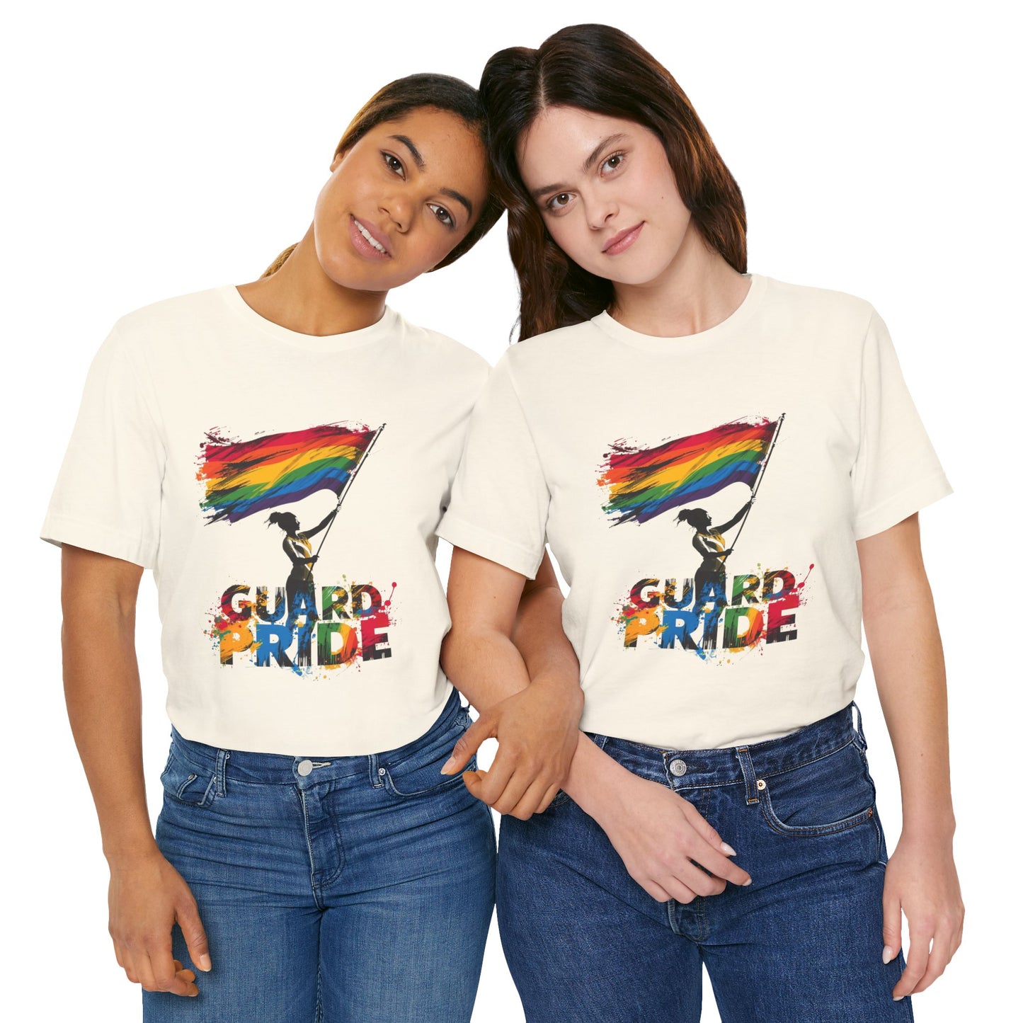 Guard Pride Tee - Color Guard Rainbow Flag Shirt