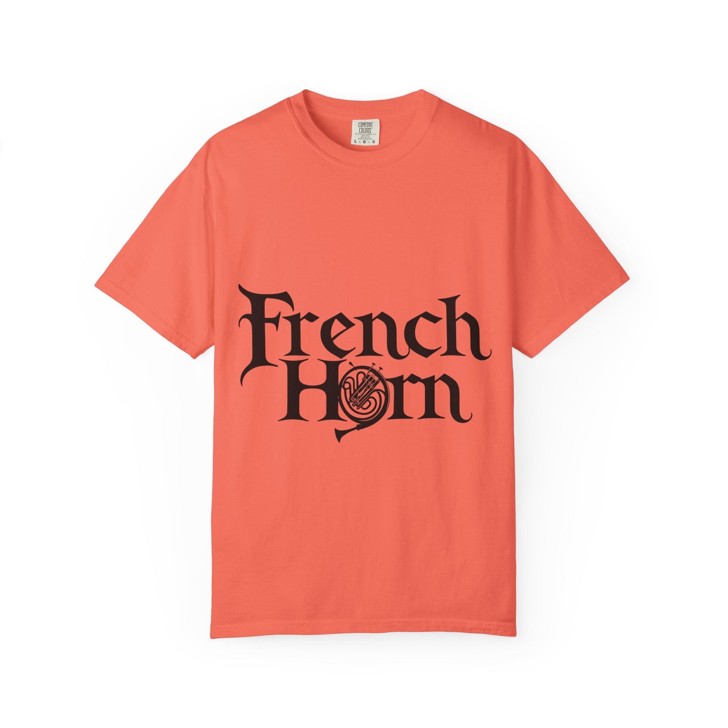 "French Horn" Unisex Garment-Dyed T-shirt