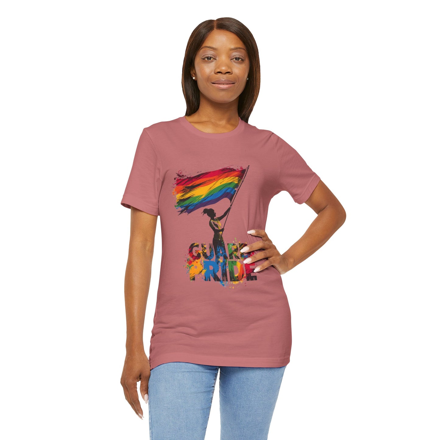 Guard Pride Tee - Color Guard Rainbow Flag Shirt