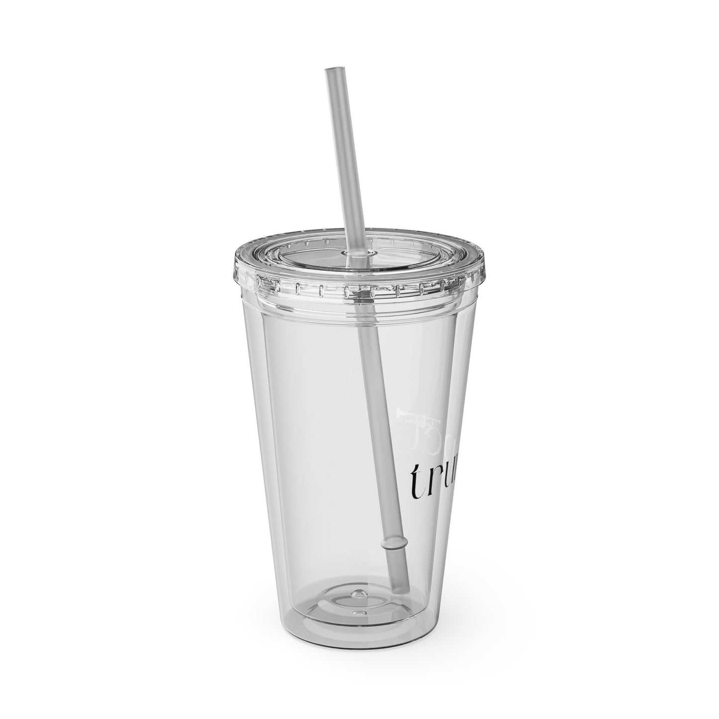 Sun-splash Tumbler with Straw, 16 oz.