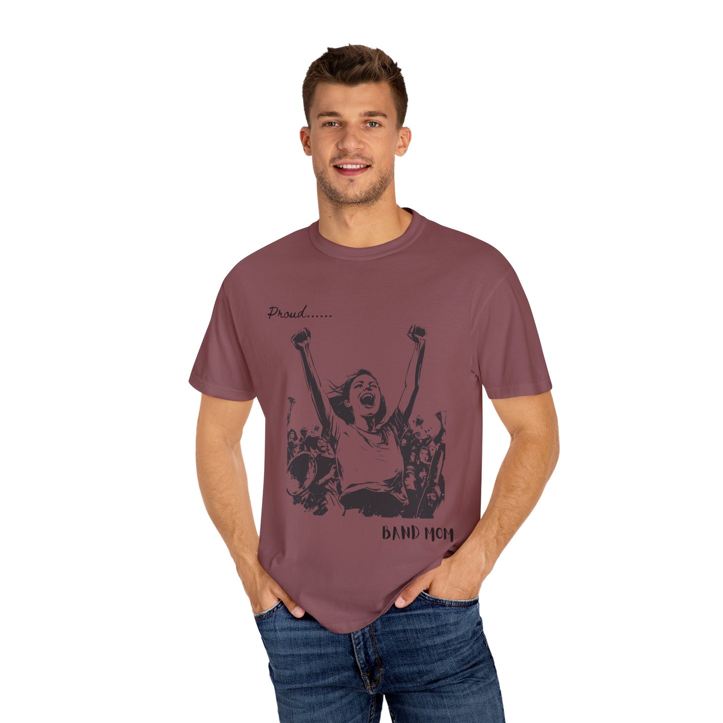 " Band Parent" Unisex Garment-Dyed T-shirt