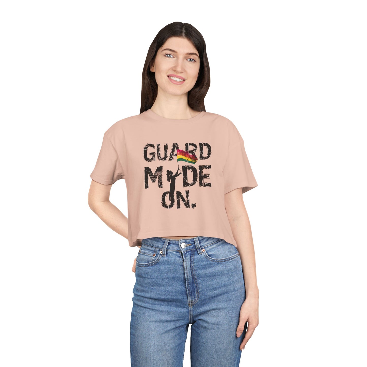 Women's "Guard Mode" Crop Tee