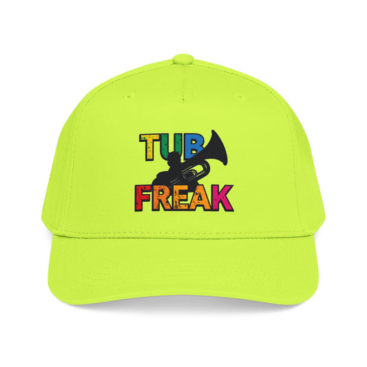 Tuba Player Baseball Cap — Colorful Retro Band Embroidered Hat