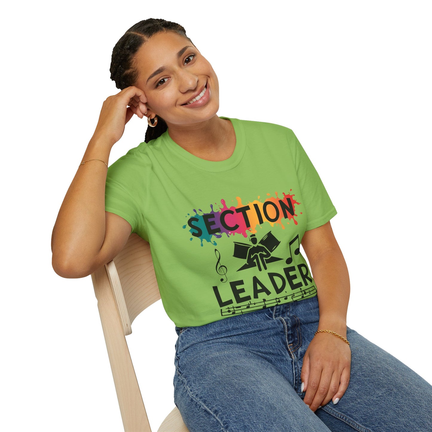 Splash Paint "Section Leader" Unisex Soft-style T-Shirt