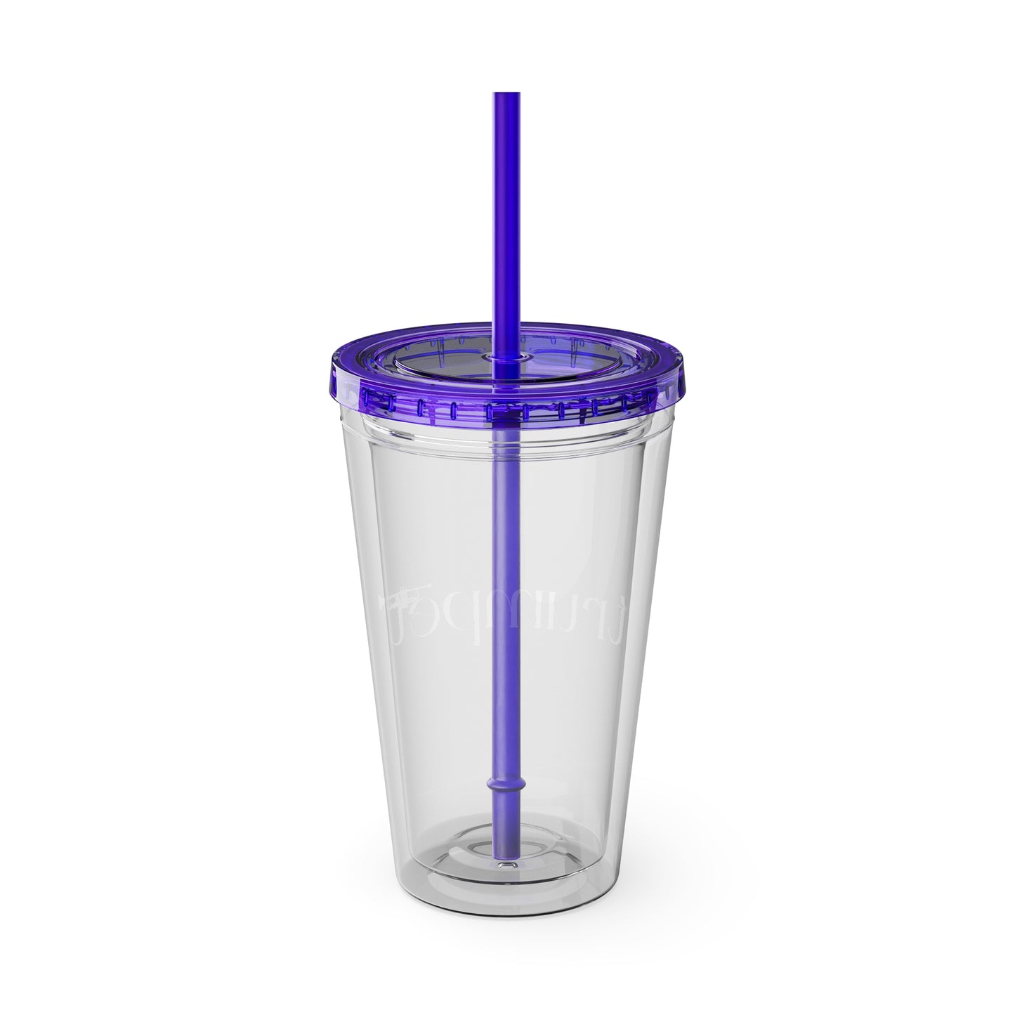 Sun-splash Tumbler with Straw, 16 oz.