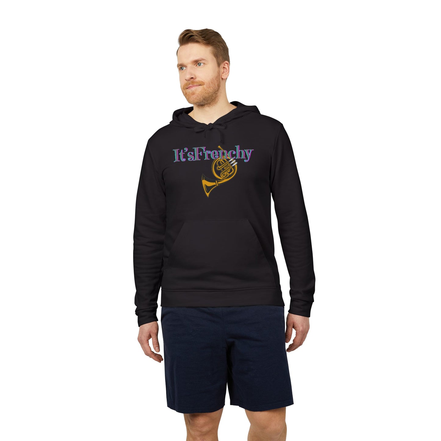 "French Horn" Adidas Unisex Fleece Hoodie