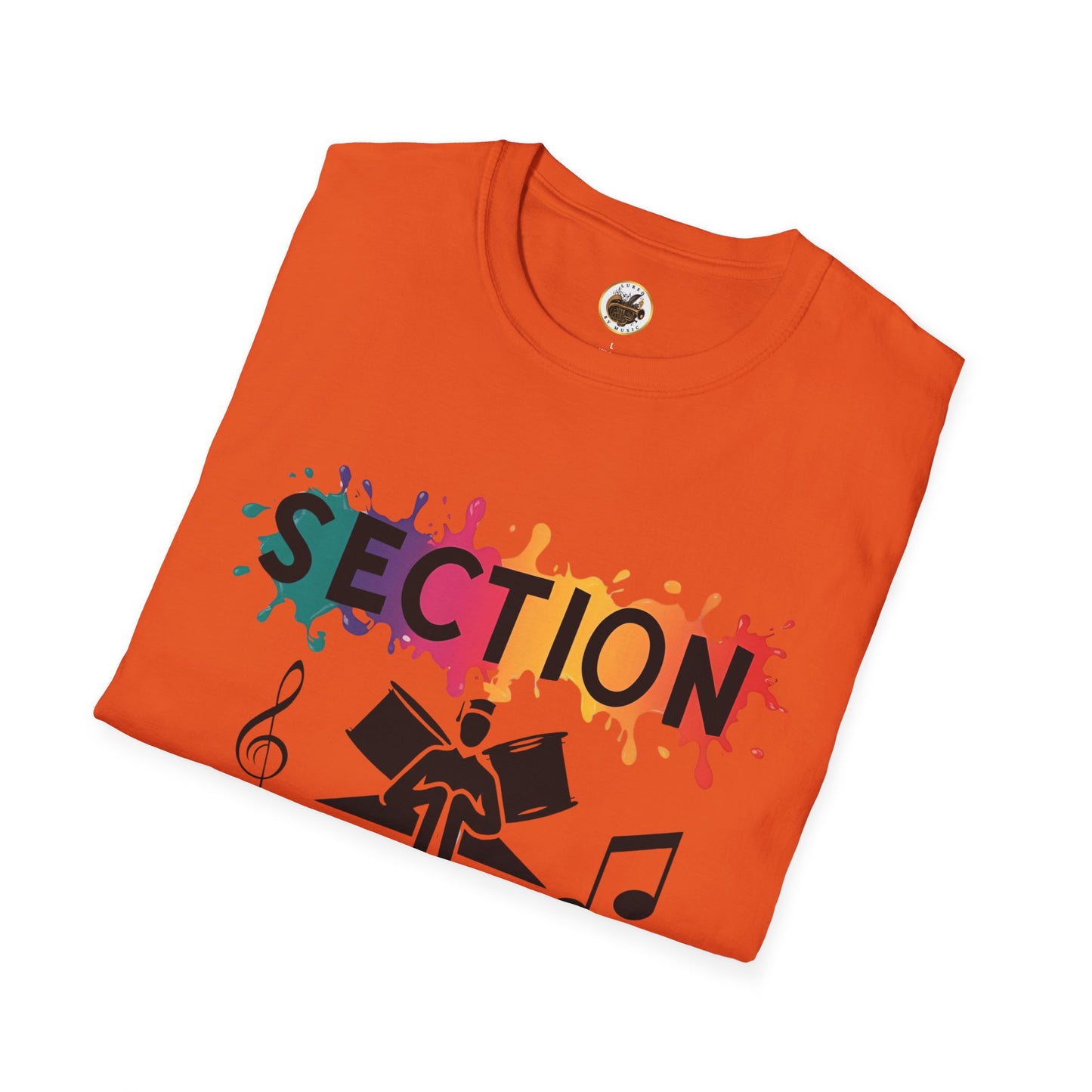 Splash Paint "Section Leader" Unisex Soft-style T-Shirt