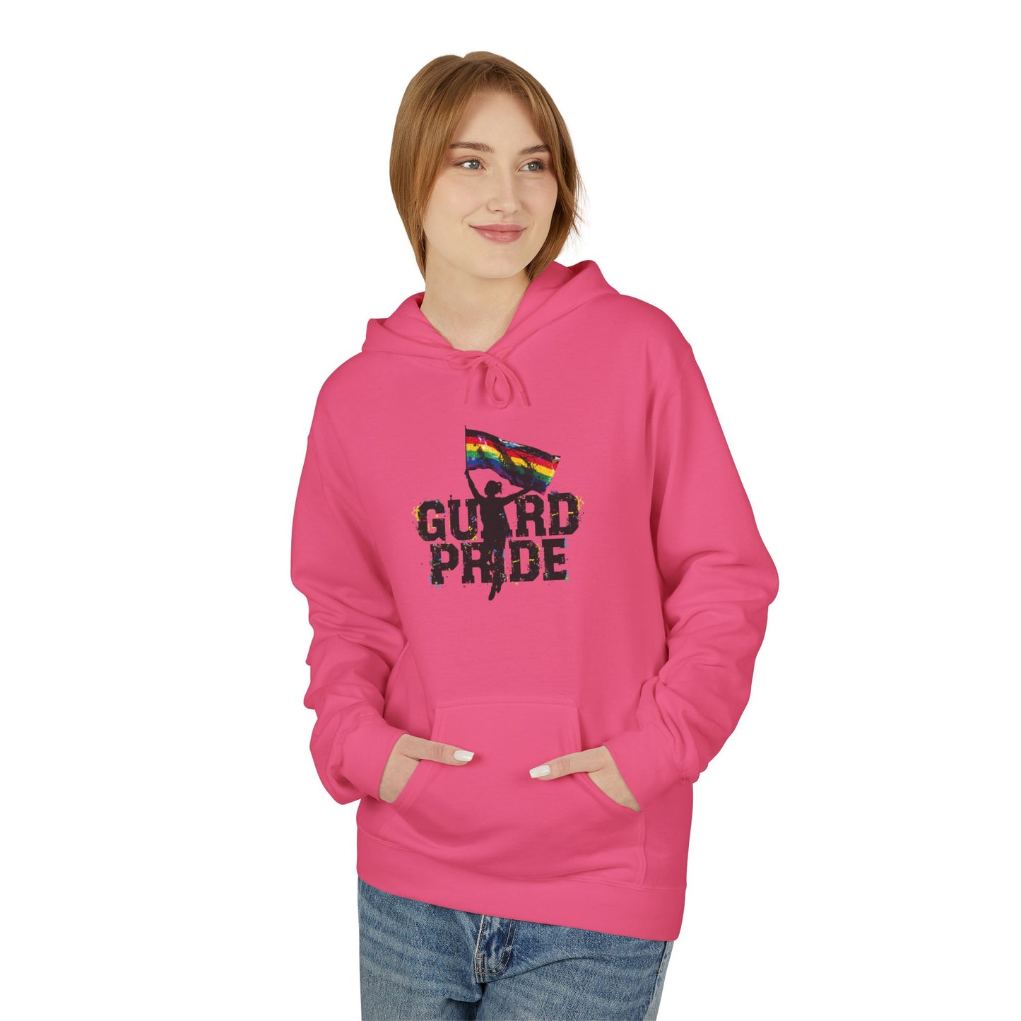 "Guard Pride" Hoodie — Marching Band Flag Graphic