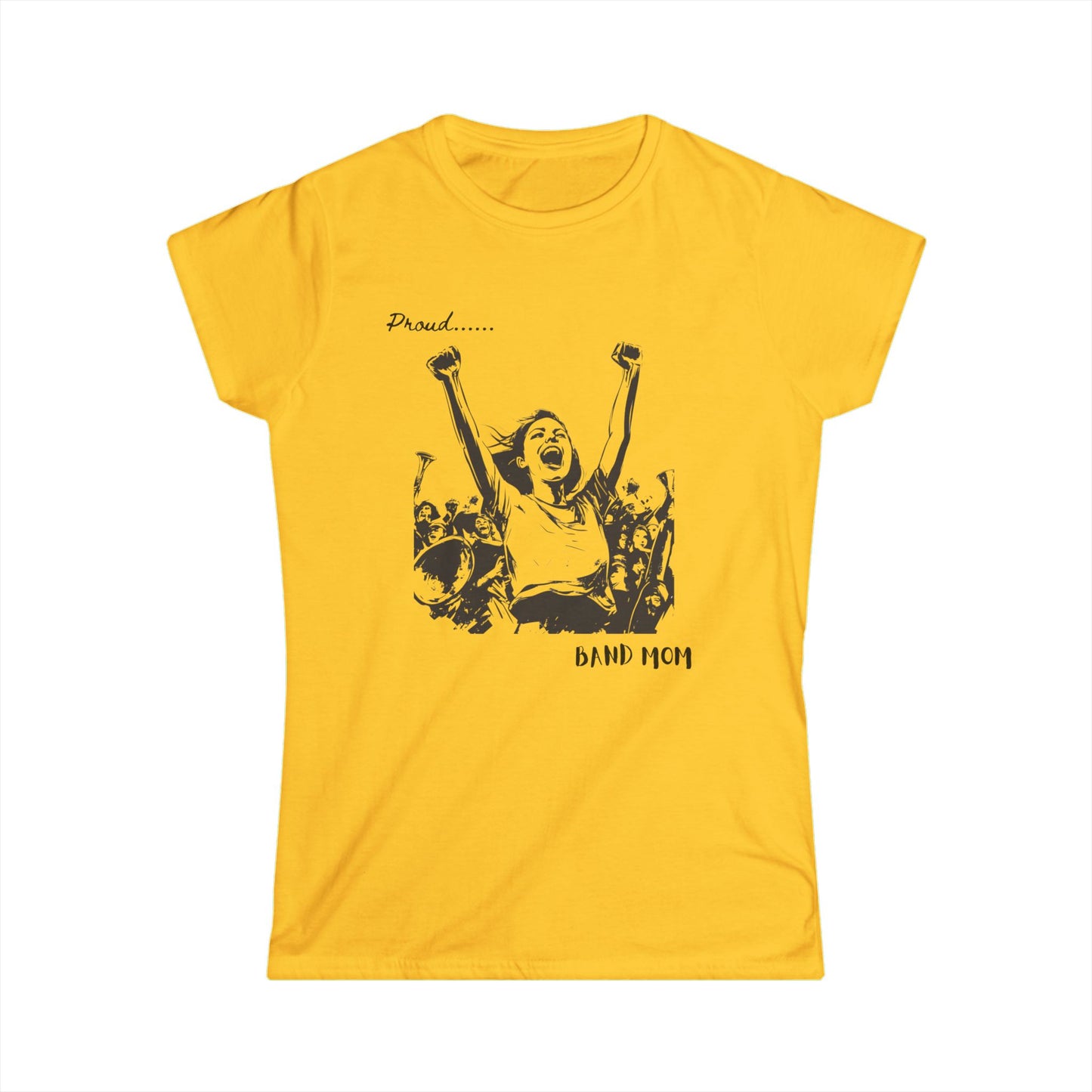 "Band Mom" Women's Soft-style Tee