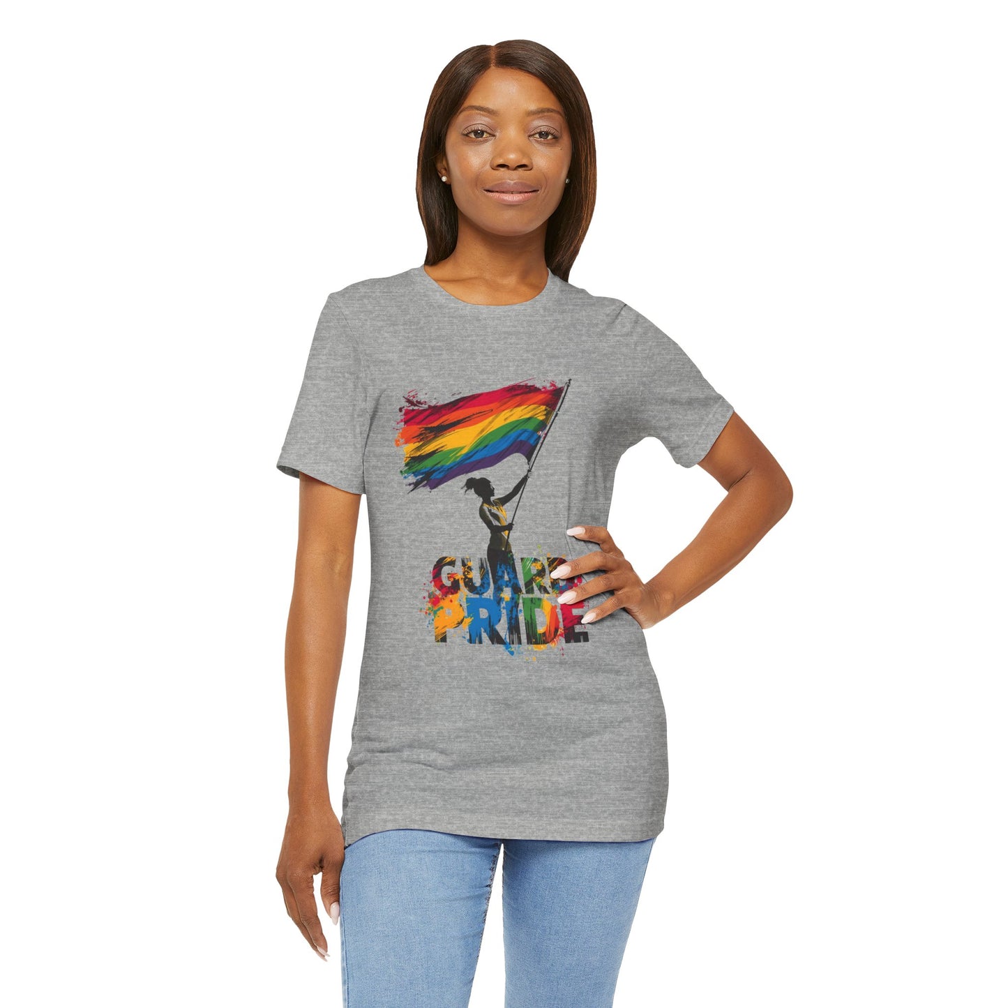 Guard Pride Tee - Color Guard Rainbow Flag Shirt