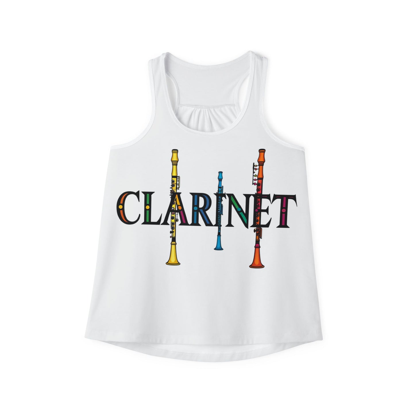 Colorful "Clarinet" Women's Tank Top