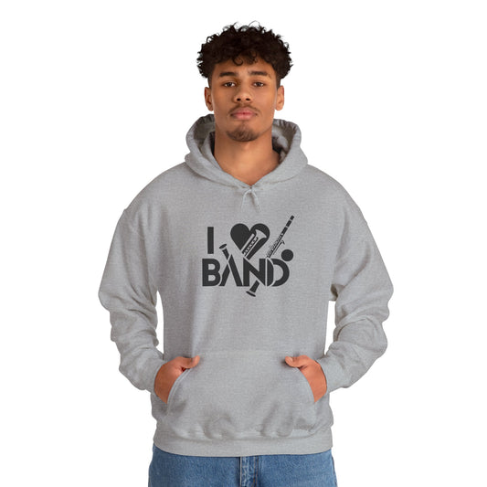 "I Love Band" Unisex Heavy-Blend Hoodie