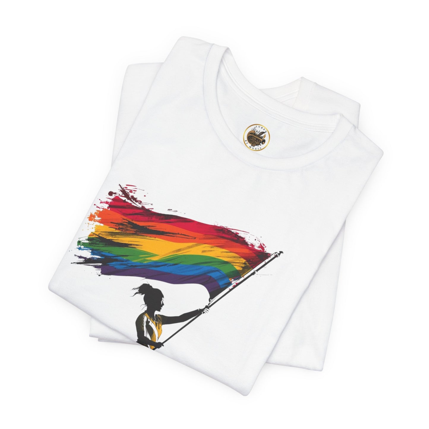Guard Pride Tee - Color Guard Rainbow Flag Shirt