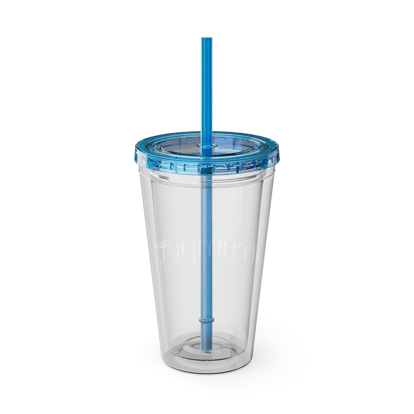 Sun-splash Tumbler with Straw, 16 oz.